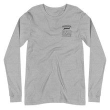 Load image into Gallery viewer, Grey long sleeved tee with dad joke funny gift