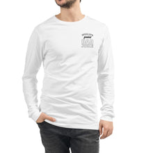Load image into Gallery viewer, White long sleeved tee with dad joke funny gift